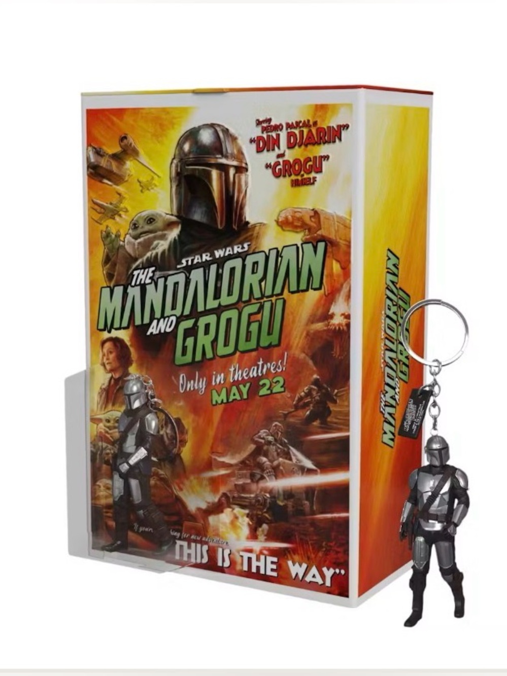 Star Wars The Mandalorian and Grogu Tin
Popcorn Box with Keychain